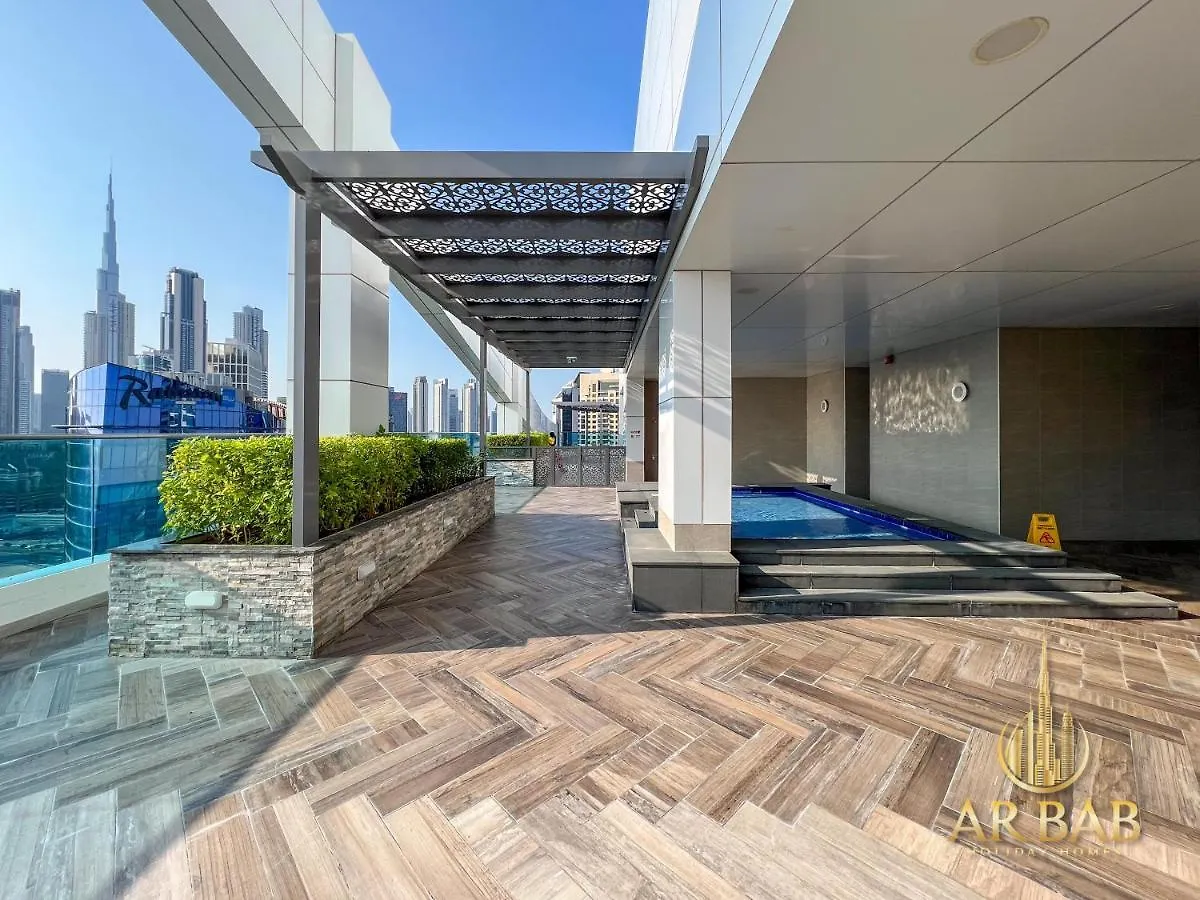 Arbab Homes Luxury 1Br-Canal View-Near Dubai Mall 公寓