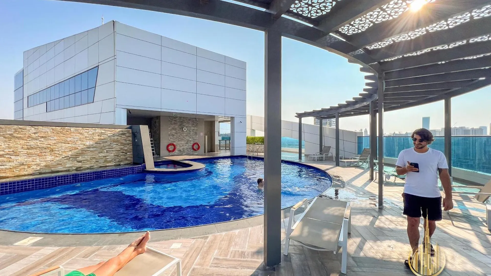 Arbab Homes Luxury 1Br-Canal View-Near Dubai Mall 公寓